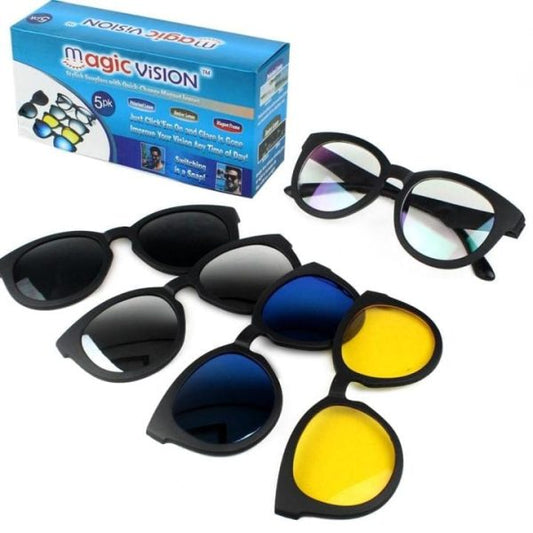5 In 1 Magic Vision Stylish Sunglass