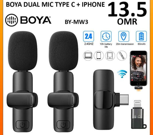 Boya Bymw3 Wireless Mic