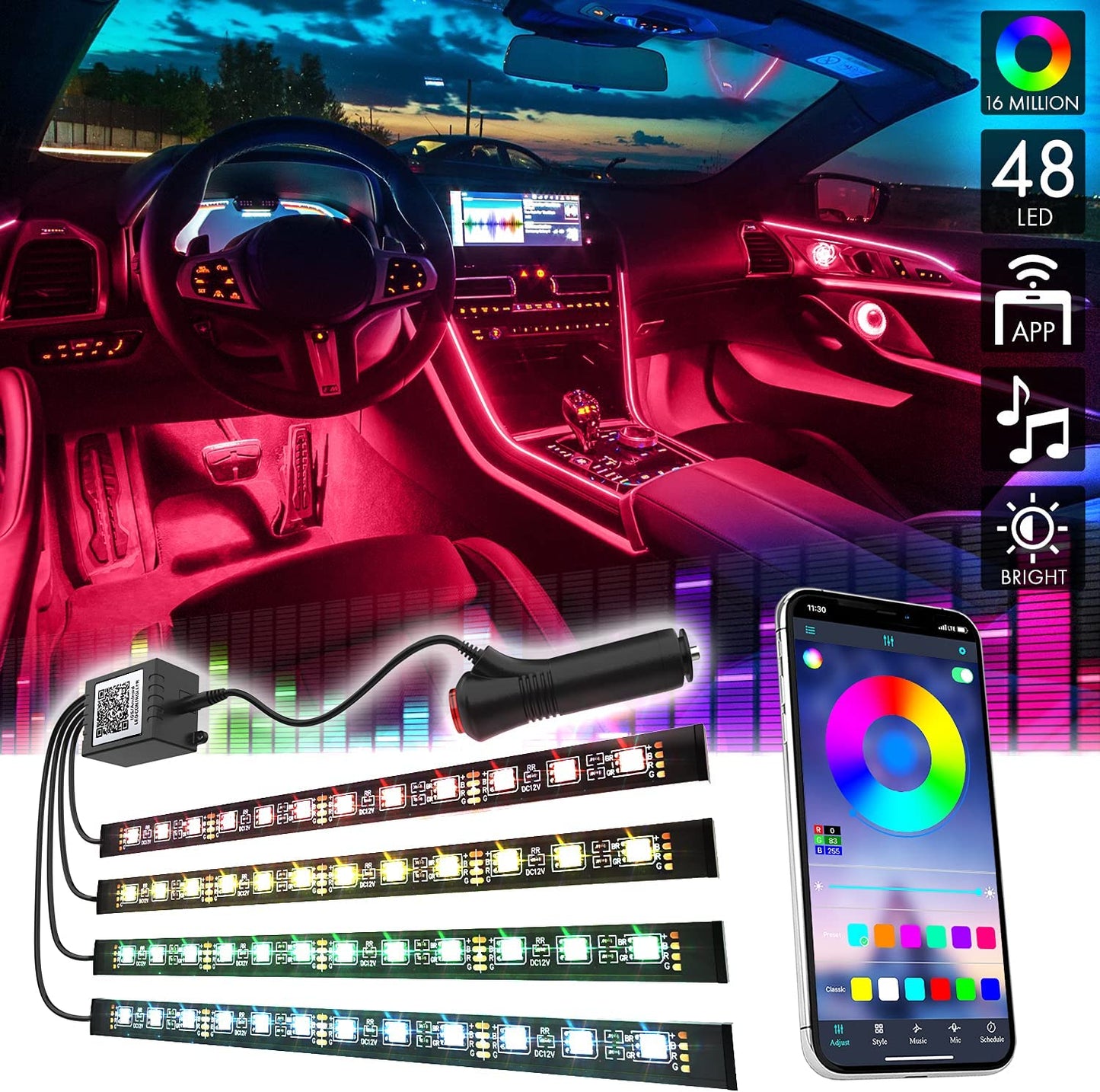 Atomsphere lights For Bikes and Cars
