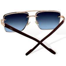 Cartier Branded Dark Blue Sunglasses