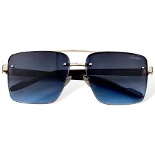 Cartier Branded Dark Blue Sunglasses